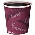 Solo Bistro Design Paper Hot Cups, 4 oz., 50/Pack (374SI-0041)