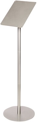 Deflect-O Document Holder, 8.5" x 11", Freestanding, Silver Steel (692045)