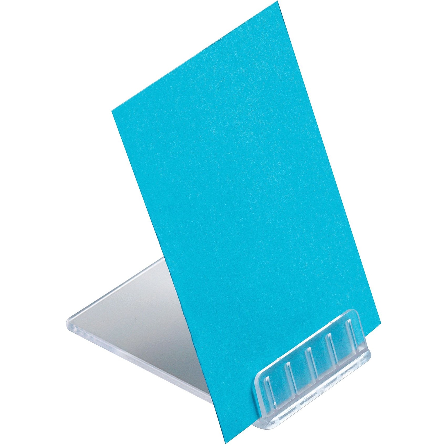 Deflect-O Card Holder, Tabletop, Clear Plastic (20001RT)