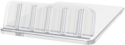 Deflect-O Card Holder, Tabletop, Clear Plastic (20001RT)