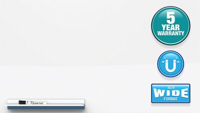 Quartet Continuum Painted Steel Dry-Erase Whiteboard, 3 x 2 (3413829989)