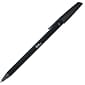 Quill Brand® Stick Pen, Ballpoint Pen, Medium Point, Black, Dozen (50730-QCC)