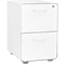 Poppin 2-Drawer Vertical File Cabinet, Letter/Legal Size, Lockable, 24H x 15.75W x 20D, White (10