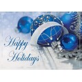 Starlight Sapphire Holiday Card with Self-Seal Envelope