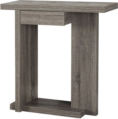 Monarch Specialties Inc. I 2459 32 Console Accent Table, Dark Taupe