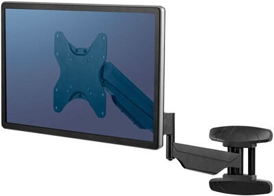 Fellowes Adjustable Monitor Arm, Up to 42, Black (8043501)
