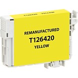 Clover Imaging Group Remanufactured Yellow High Yield Ink Cartridge Replacement for Epson T126420 (1