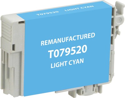 CIG Remanufactured Inkjet Cartridge, Epson 79 (T079520), Light Cyan, High Capacity