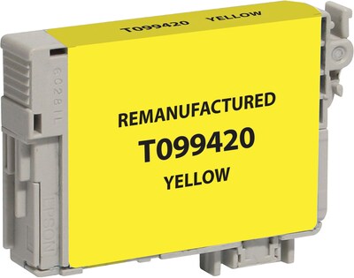 CIG Remanufactured Inkjet Cartridge, Epson 99 (T099420), Yellow)