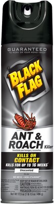 Black Flag® Ant & Roach Killer, Unscented, 17.5 Oz. Spray, EA
