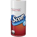 Scott Choose-A-Sheet Paper Towel, 1-Ply, White, 74 Sheets/Roll, 24 Individually Wrapped Rolls/Carton (47645)