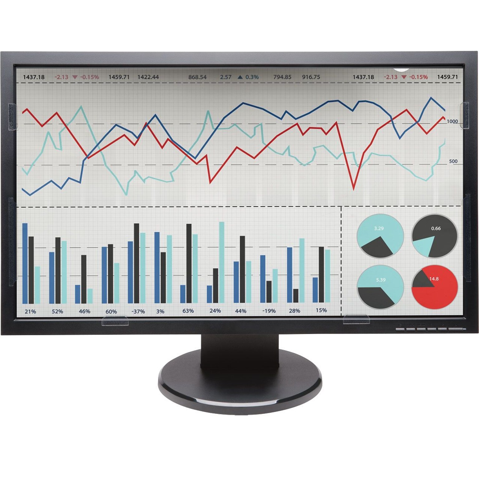 Kensington® FP240W Privacy Screen for 24 Widescreen Monitors (16:10)