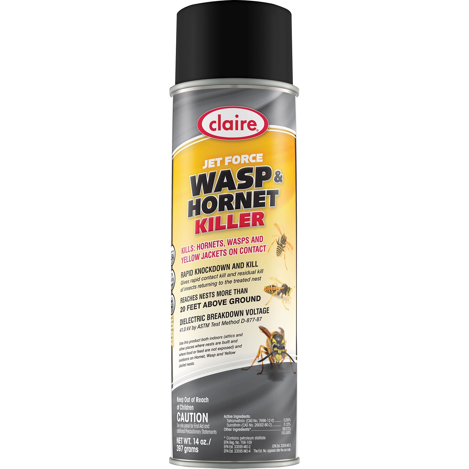 Claire Jet Force Wasp & Hornet Killer, 14 oz.