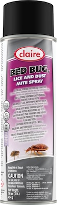 Claire® Bed Bug, Lice and Dust Mite Spray, 16 oz. (CL-006)