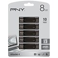 PNY® 10-Pack 8GB Attache 4 USB Flash Drives