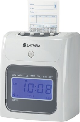 Lathem Top-Feed Time Clock Starter Bundle (400E-KIT)