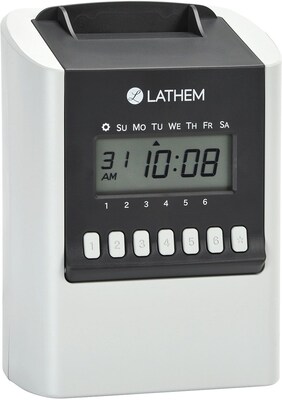 Lathem Automatic Calculating Time Clock (700E)