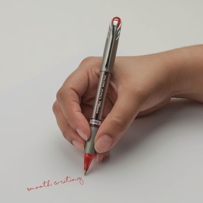 Pentel EnerGel NV Liquid Gel Pens, 0.7mm, Red, Dozen (BL27-B)