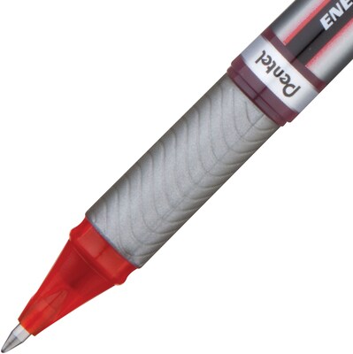 Pentel EnerGel NV Liquid Gel Pens, 0.7mm, Red, Dozen (BL27-B)