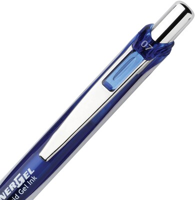 Pentel EnerGel RTX Retractable Gel Pens, Medium Point, 0.7mm, Assorted Ink, Dozen (BL77BP12M)