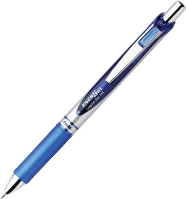 Pentel EnerGel RTX Retractable Gel Pens, Medium Point, 0.7mm, Assorted Ink, Dozen (BL77BP12M)