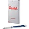 Pentel EnerGel Retractable Gel Pen, Medium Point, Blue Ink, Dozen (BLN77PW-C)