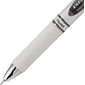 Pentel EnerGel Retractable Gel Pen, Medium Point, Black Ink, Dozen (BLN77PW-A)