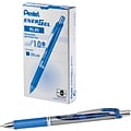 Pentel EnerGel RTX Gel Pens, Bold Point, Blue Ink, Dozen (BL80-C)