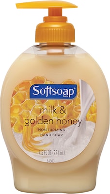 Softsoap Naturals Liquid Hand Soap Base Pump, Milk & Honey, 7.5 Oz.