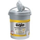 Gojo® Scrubbing Towels, 10.5W x 12.25L, 72 Wipes/Canister, 6/Count (6396-06)
