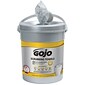 Gojo® Scrubbing Towels, 10.5"W x 12.25"L, 72 Wipes/Canister, 6/Count (6396-06)