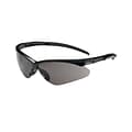 Bouton Adversary Glasses, Gray Anti-Scratch Lens, Gloss Black Frame, Rubber Temples & Bridge, Each (