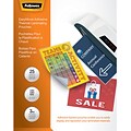 Fellowes EasyMove Adhesive Thermal Laminating Pouches, Letter, 3mil, 25 Pack