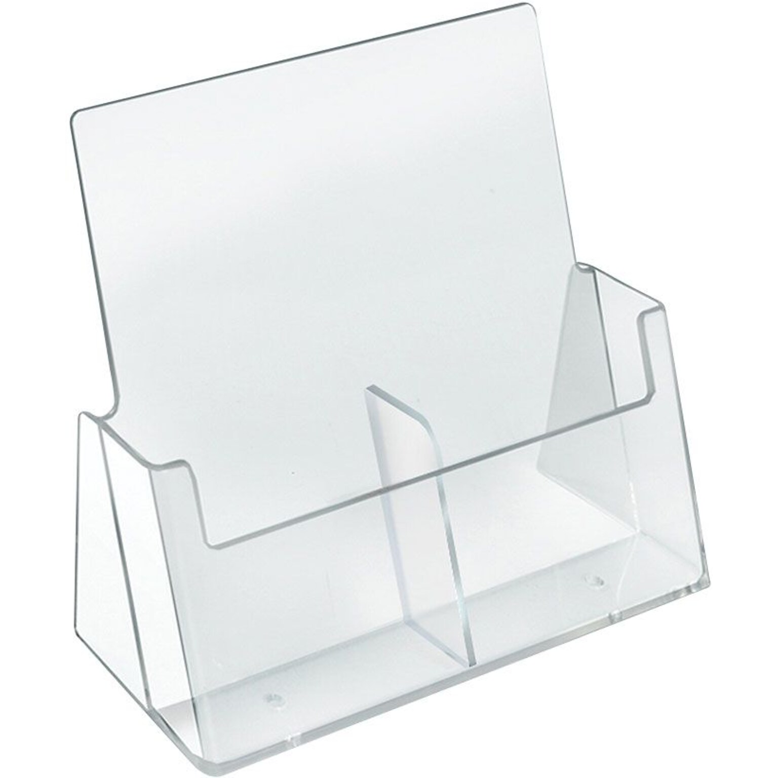 Azar Displays Acrylic Brochure Holder, 2/PK (252386)