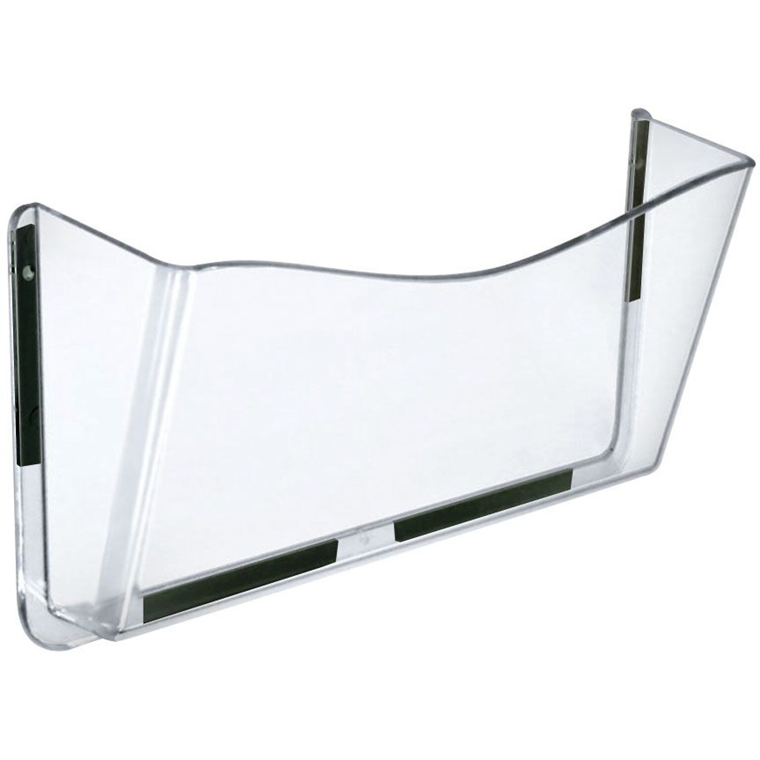 Azar Document Holder, Wall Mounted, Clear Acrylic, 4/Pack (250045)