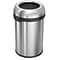 simplehuman Bullet Open Trash Can, Heavy-Gauge Brushed Stainless Steel, 30 Gal. (CW1471)