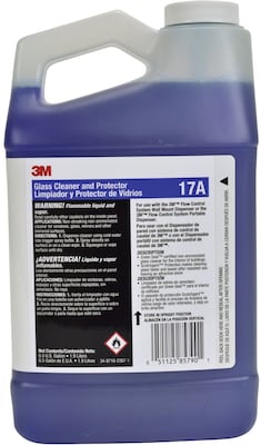 3M Glass Cleaner And Protector Concentrate, 0.5 Gallon, 4/Case 17A