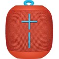 Logitech Ultimate Ears WONDERBOOM Super-Portable Waterproof Bluetooth Speaker, Red