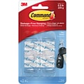 Command™ Mini Hooks, Clear, 6/Pack (17006CLR-ES)