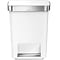 simplehuman Rectangular Step Trash Can with Liner Pocket, White, 12 Gal. (CW1387)