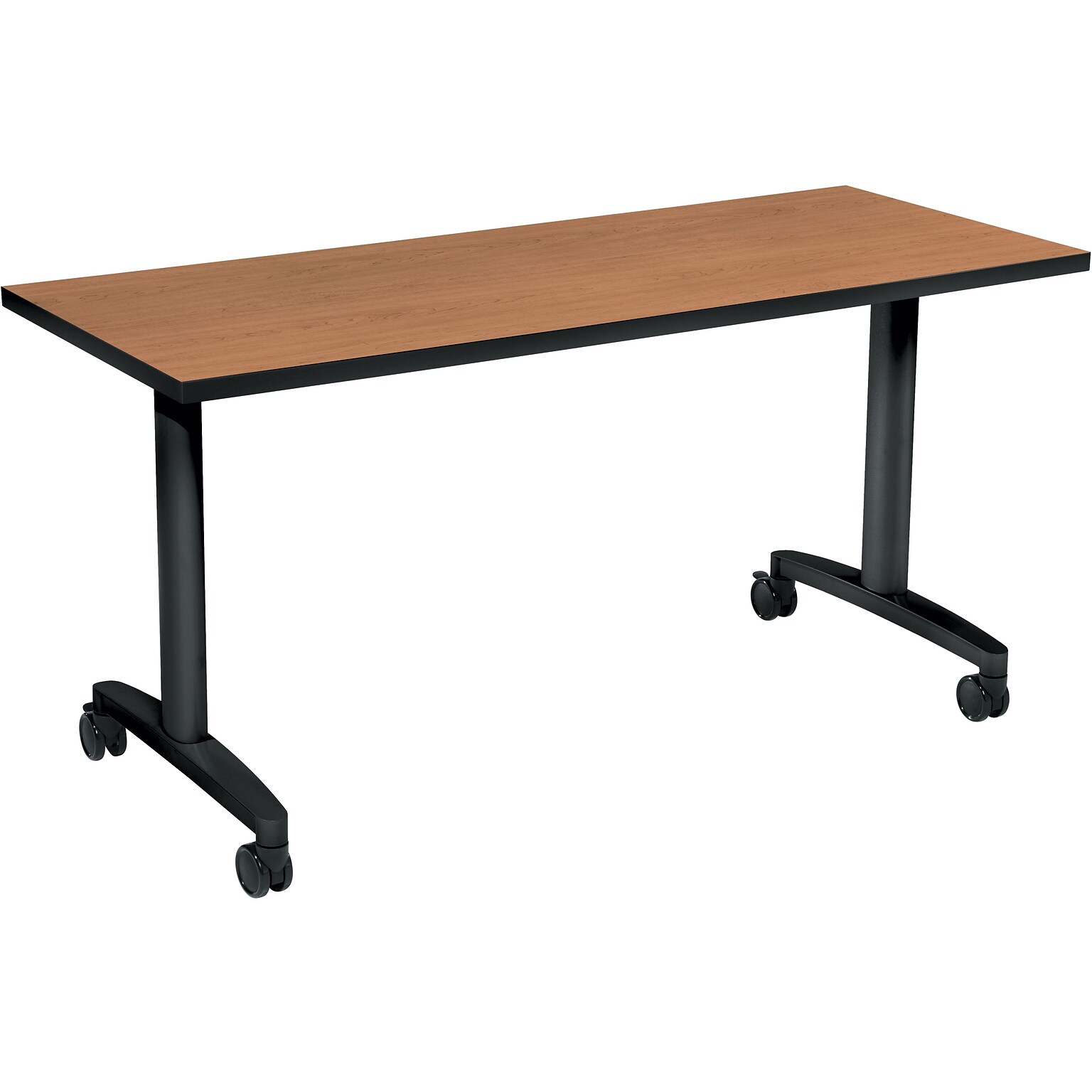 HON Huddle Table, Fixed Base, Harvest Laminate, 60W