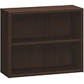 HON 10500 Series Bookcase, 2 Shelves, 36W, Mocha Finish (HON105532MOMO)