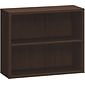 HON 10500 Series Bookcase, 2 Shelves, 36"W, Mocha Finish (HON105532MOMO)