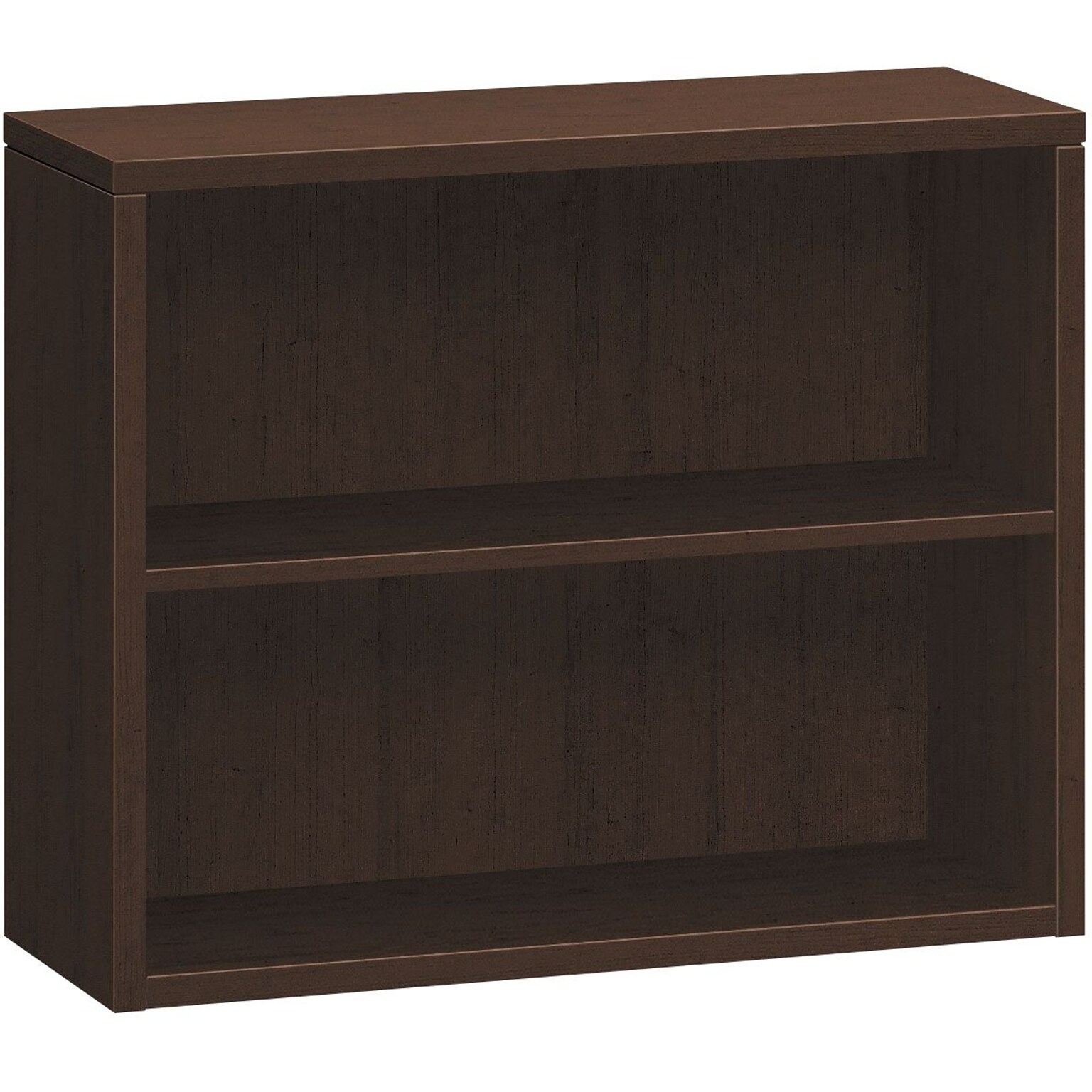 HON 10500 Series Bookcase, 2 Shelves, 36W, Mocha Finish (HON105532MOMO)