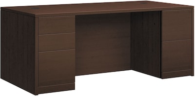 HON 10500 Series 72W Computer Desk, Mocha (HON105890MOMO)