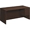 HON 10500 Series Right Pedestal Desk, 1 Box/1 File Drawer, 66W, Mocha Finish