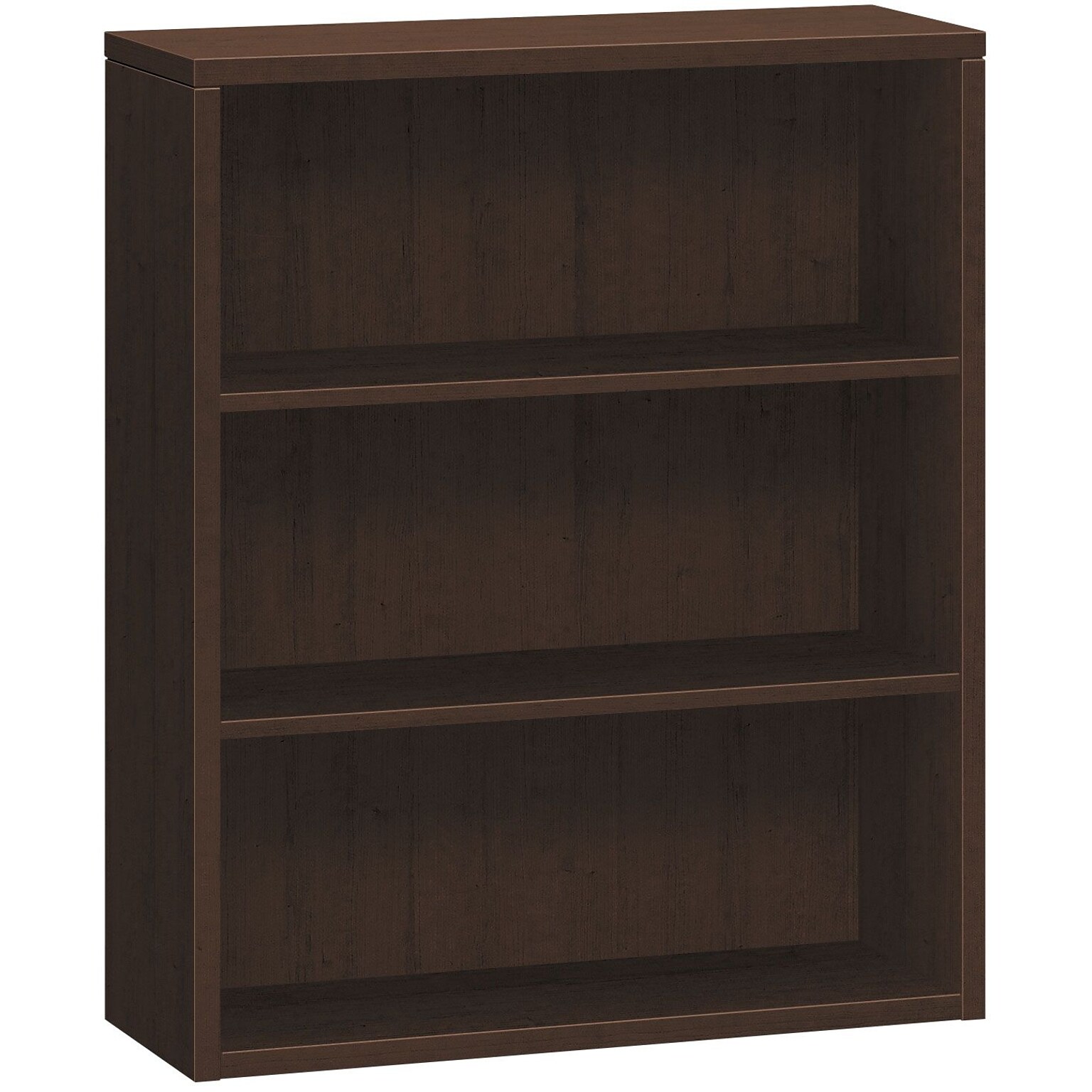 HON 10500 Series Bookcase, 3 Shelves, 36W, Mocha Finish (HON105533MOMO)