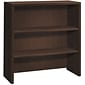 HON 10500 Series 2 Shelves 37-1/8"H Bookcase Hutch, Mocha Finish (HON105292MOMO)