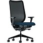 HON Nucleus ilira-Stretch Mesh/Fabric Task Chair, Black/Navy, Adjustable Arms (HONN103CU98)