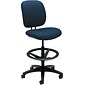 HON ComforTask Stool, Extended Height, Footring, Navy Fabric (HON5905CU98T)